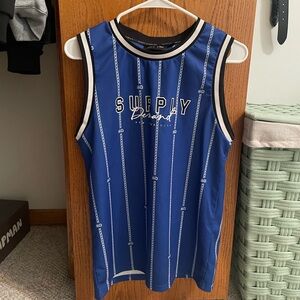 Supply & Demand Blue Graphic Top